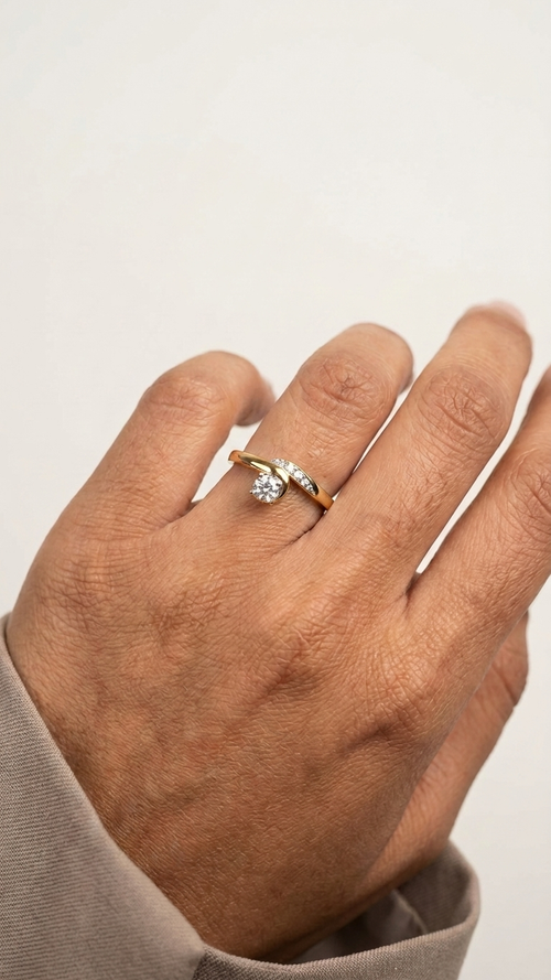 ALLURE RADIANCE SILVER ADJUSTABLE RING