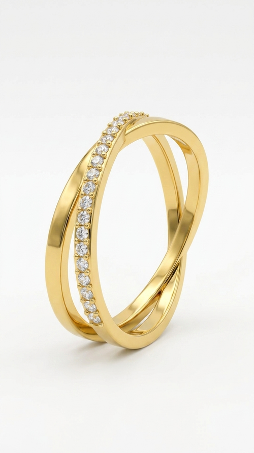 CROSSO ADJUSTABLE RING FOR HER
