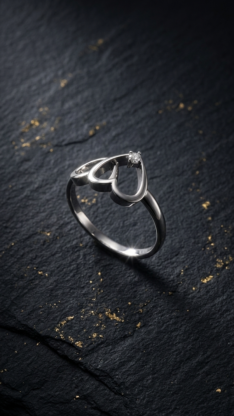 DUAL HEART ADJUSTABLE RING
