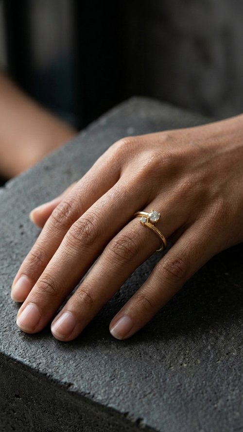 BLOOMING SILVER ADJUSTABLE RING