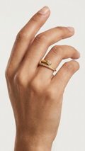 STAR BLOOM SILVER ADJUSTABLE RING