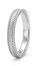 ENCHANTED TEXTURED SILVER BAND