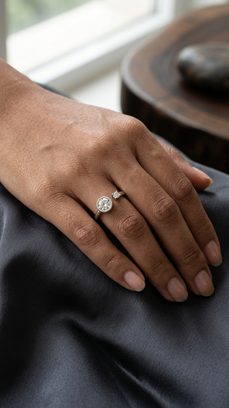 COLOUSTONE ADJUSTABLE RING